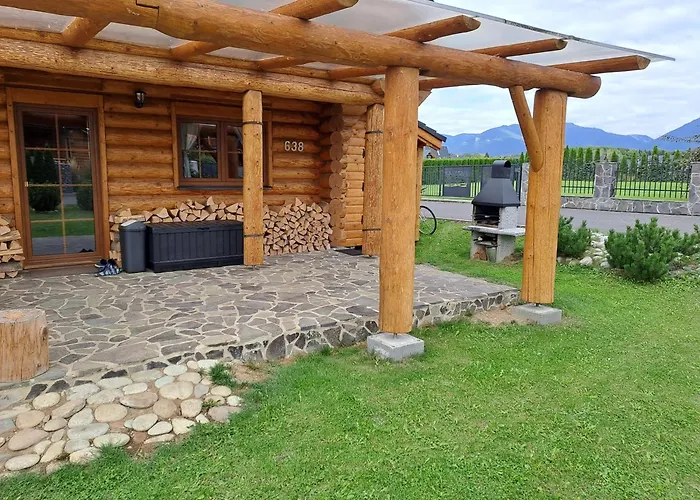 펜션 Jafura-dovolenkovy Zrubovy Dom Na Brehu Liptovskej Mary *